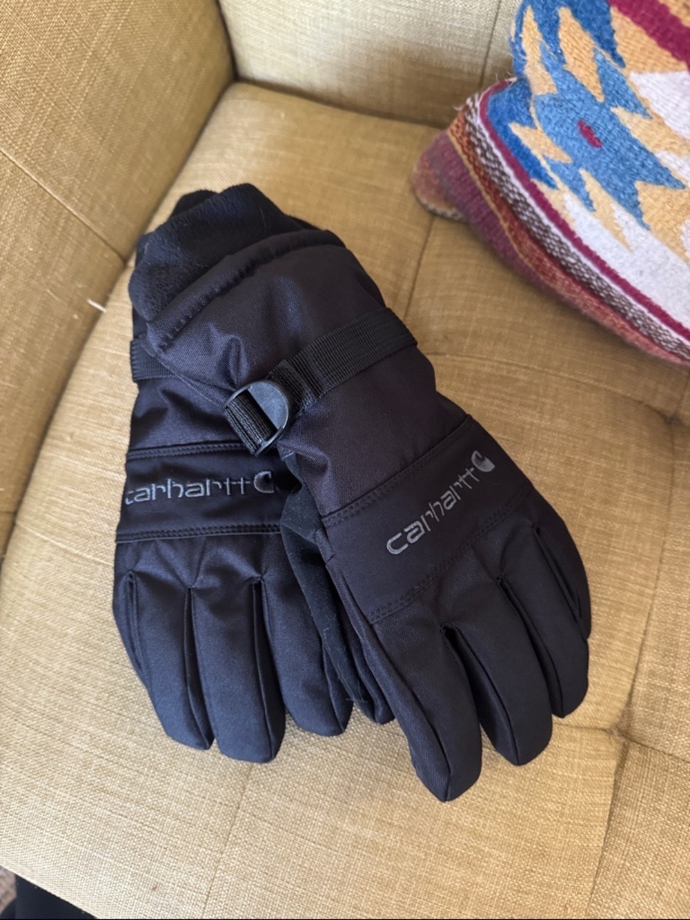 Carhartt Black Cold-Weather Insulated Gloves